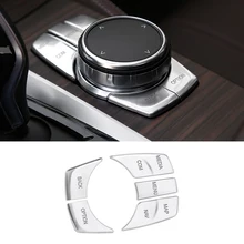 Запуск двигателя стояночного тормоза мультимедиа наклейки для кнопок Накладка для BMW X3 G01 5 серии G30 G31+ аксессуары для стайлинга автомобилей