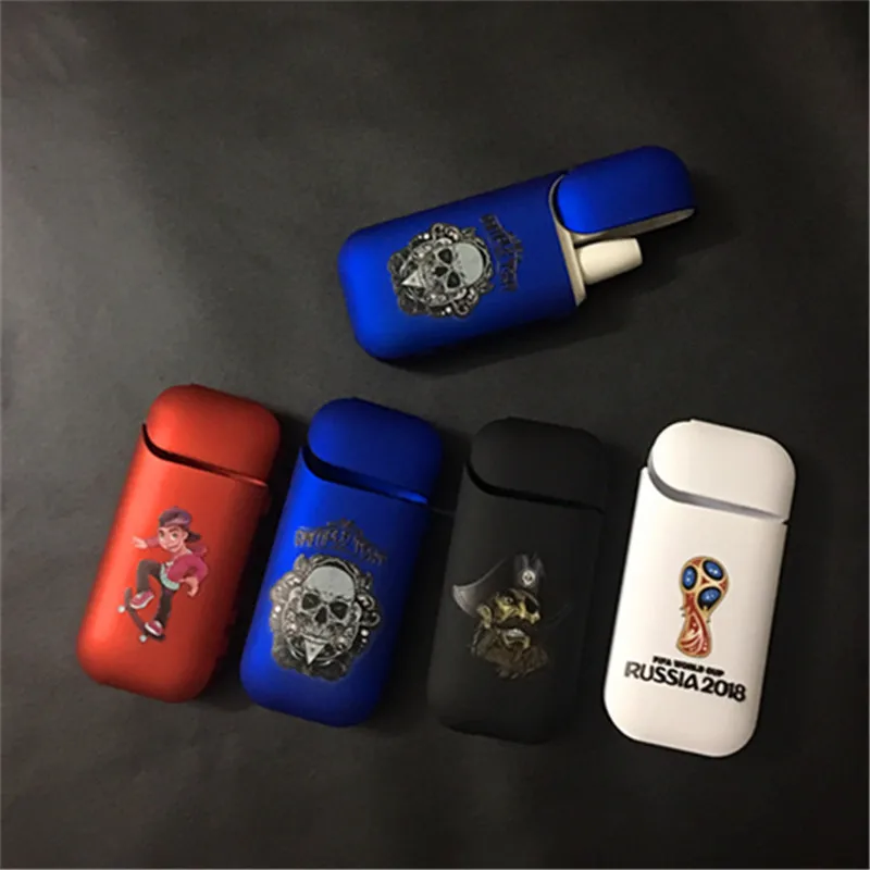 

1PCS Case Integrated Protection Shell World Cup Games Fans Customized Printed For IQOS 2.4 Plus Protective Cover Sleeve