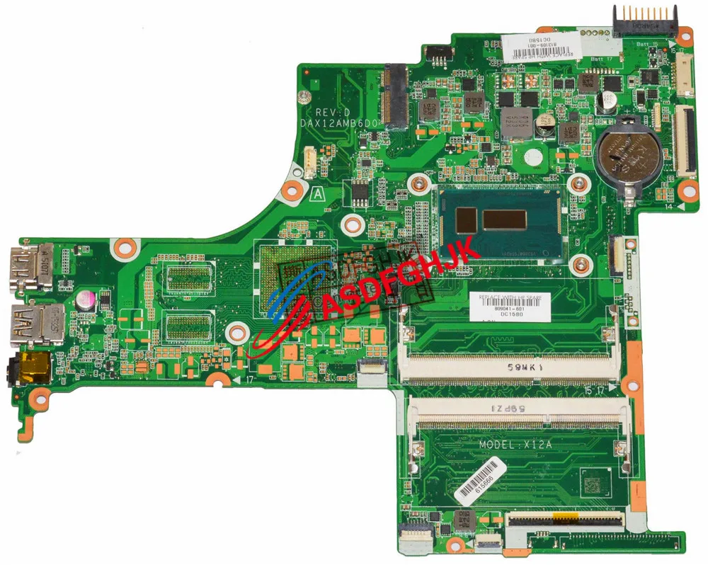 ^Cheap Original FOR HP 15-AB Laptop Motherboard WITH i5-5200U 2.2GHz CPU 809041-601 DAX12AMB6D0 Fully tested ^Cheap Original FOR HP 15-AB Laptop Motherboard WITH i5-5200U 2.2GHz CPU 809041-601 DAX12AMB6D0 Fully tested