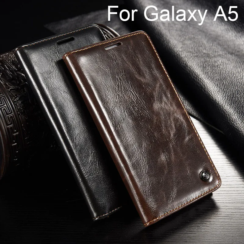 Роскошные откидная крышка для Samsung Galaxy A5 2016 sm-A510f/A5 2015 sm-A500f чехол кожаный бумажник