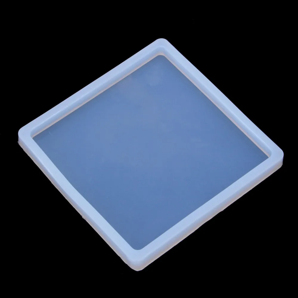 JAVRICK DIY прозрачный силиконовый Квадратный плесень Полимерная глина-смола литье ремесла форма для изготовления ювелирных изделий ремесло Размер S/M