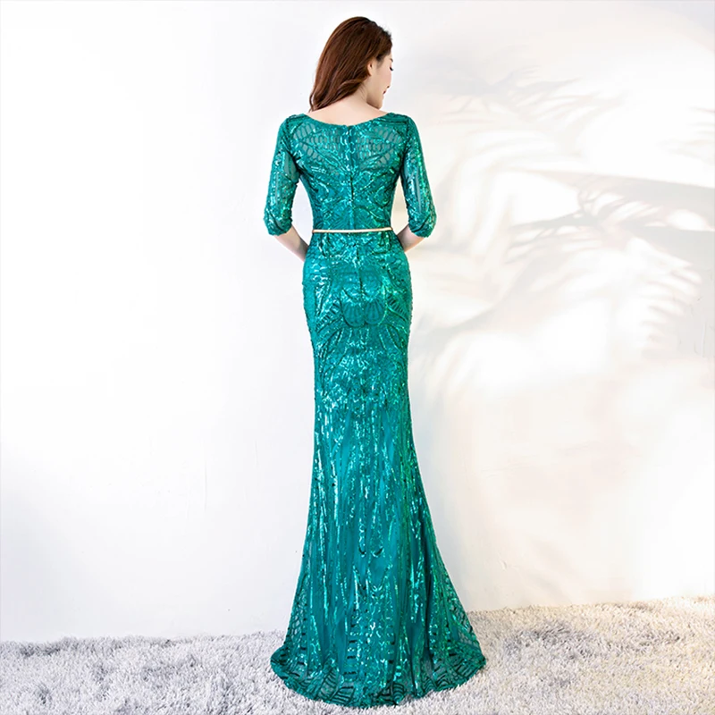 Женское вечернее платье Русалка с рукавом до локтя|dress long formal|formal party gownsmermaid evening