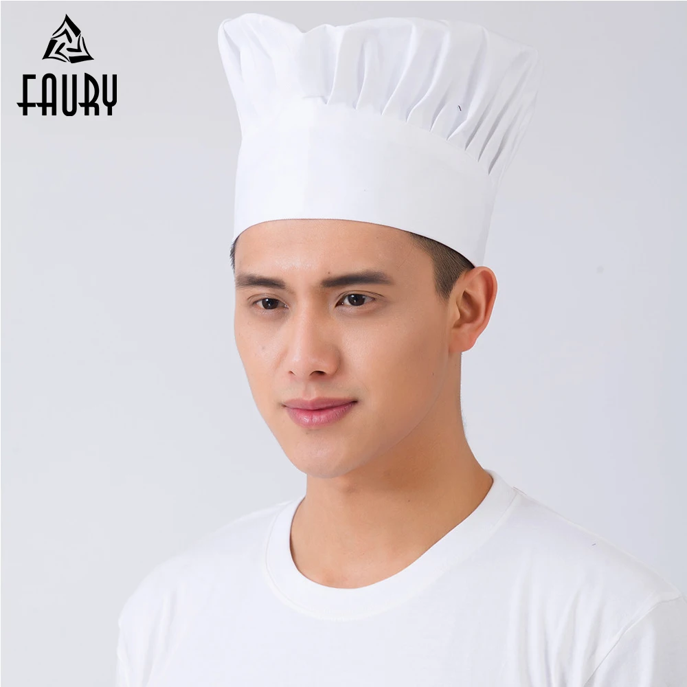 High Quality Wholesale Men Women Adult Food Service Chef Cook Fold Hat ...