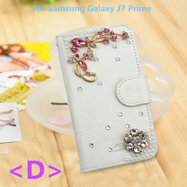 Для Samsung Galaxy J7 Prime Бумажник Книга Стиль кожаный чехол для с помощью кредитной