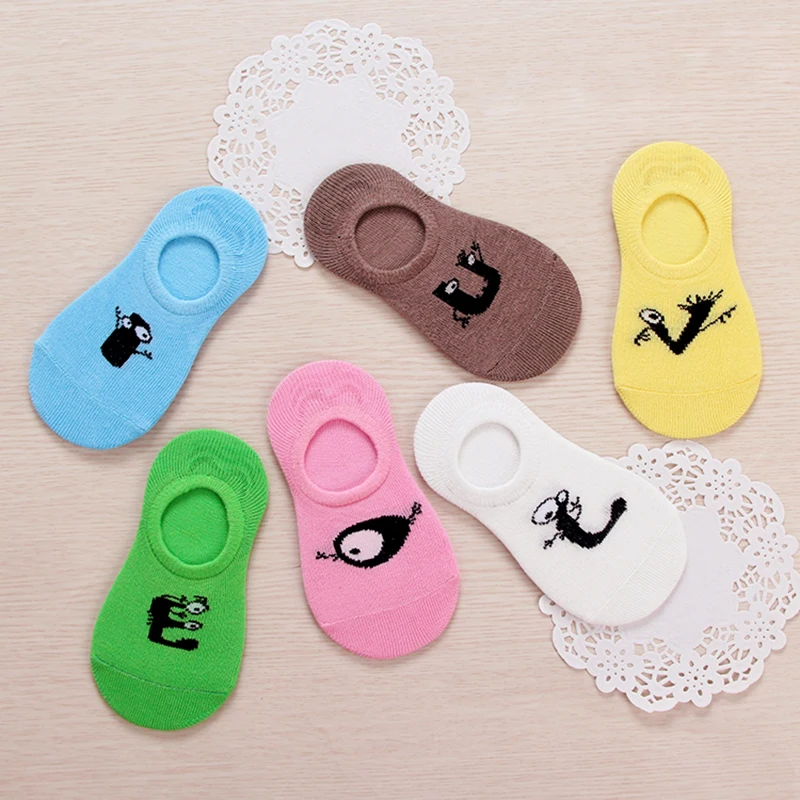 Casual Invisible Children Sock Cartoon Kids Clothes Boys Girls Boat