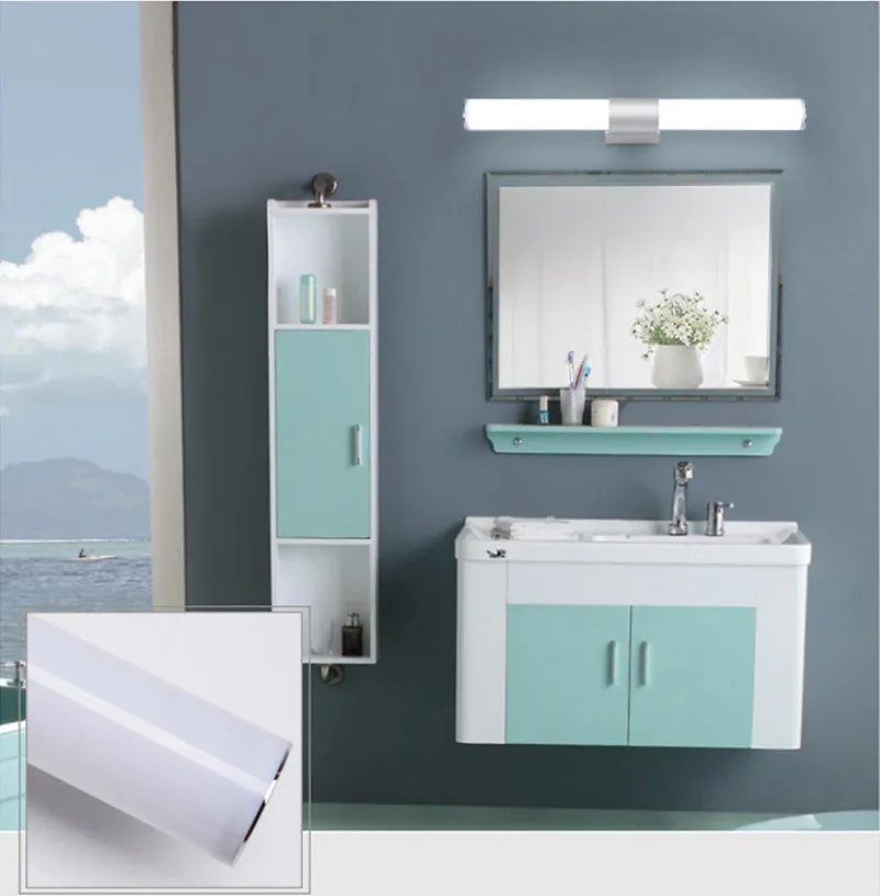Современный минималистичный светильник для ванной водонепроницаемый противотуманный зеркало из нержавеющей стали фары светодиодный