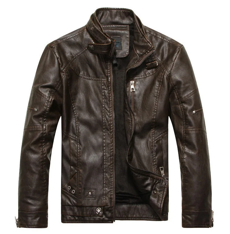 Мужская кожаная куртка мотоциклетная для мужчин|mens leather jackets coats|men brand jacketmen jacket |