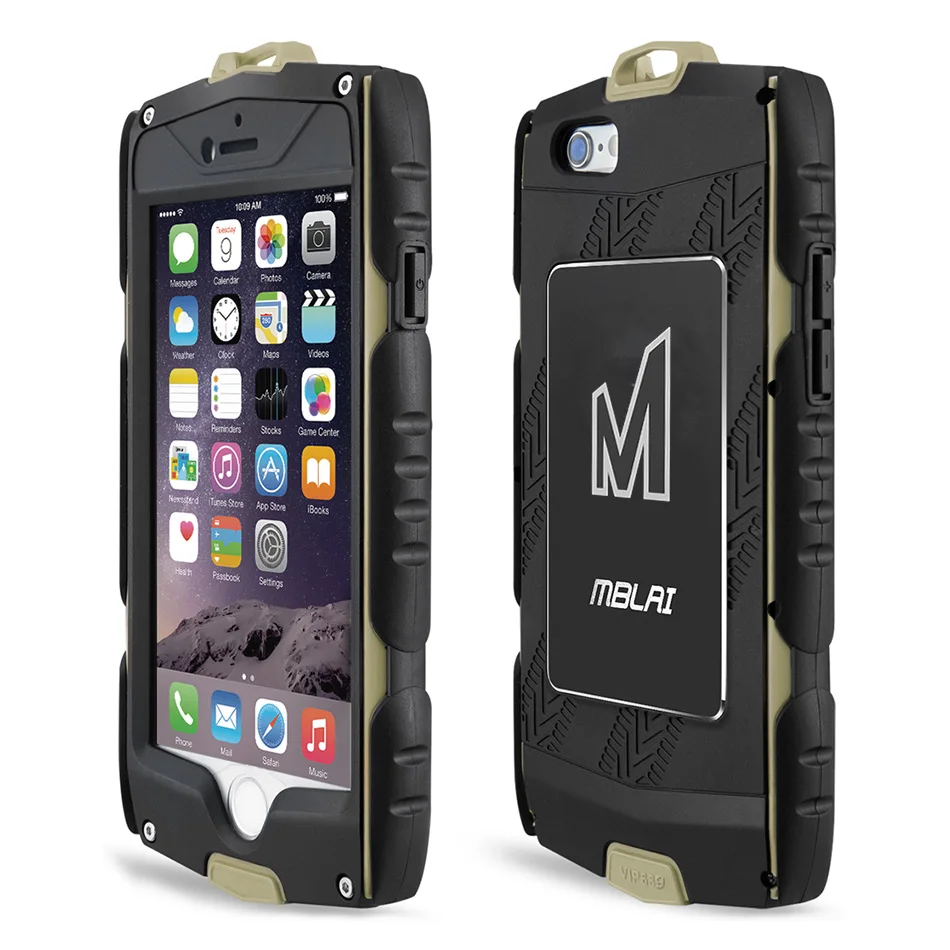 bilder für MBLAI Heavy Duty Armour Fall für iPhone 6 s Plus Stoßfest Abdeckung für iPhone 6 Plus Wasser Wider mit Bildschirm schutz bilder für MBLAI Heavy Duty Armour Fall für iPhone 6 s Plus Stoßfest Abdeckung für iPhone 6 Plus Wasser Wider mit Bildschirm schutz