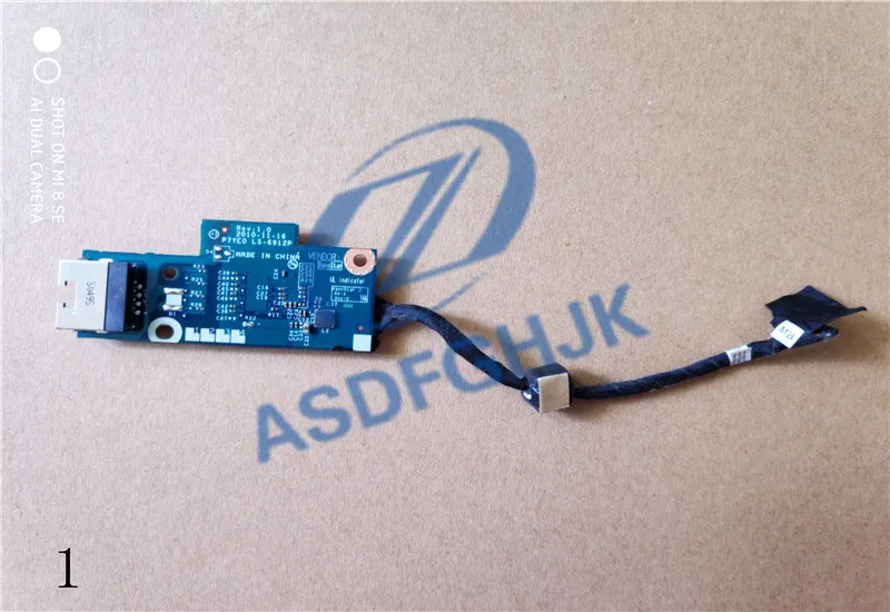 Для Aspire 7750 7750G 7560 Ethernet LAN плата P7YE0 LS-6912P протестированная с кабелем работает |