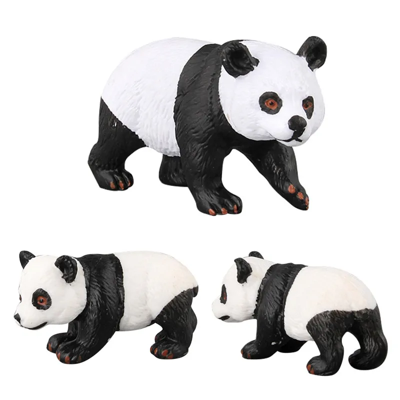 

Toy for Children Pandan Model Wild World Park Panda Toy Animal Model Collection Baby Learning Educational Children Kid Toy Novel