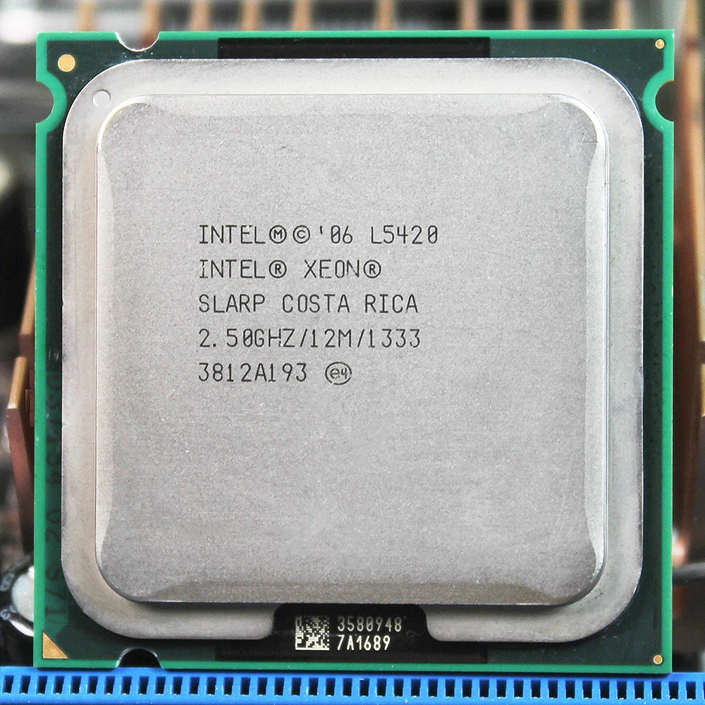 Процессор Intel Xeon L5420 LGA 775 cpu 771-775 cpu/2,5 GHz/LGA771/L2 cache 12 MB/Quad-Core/