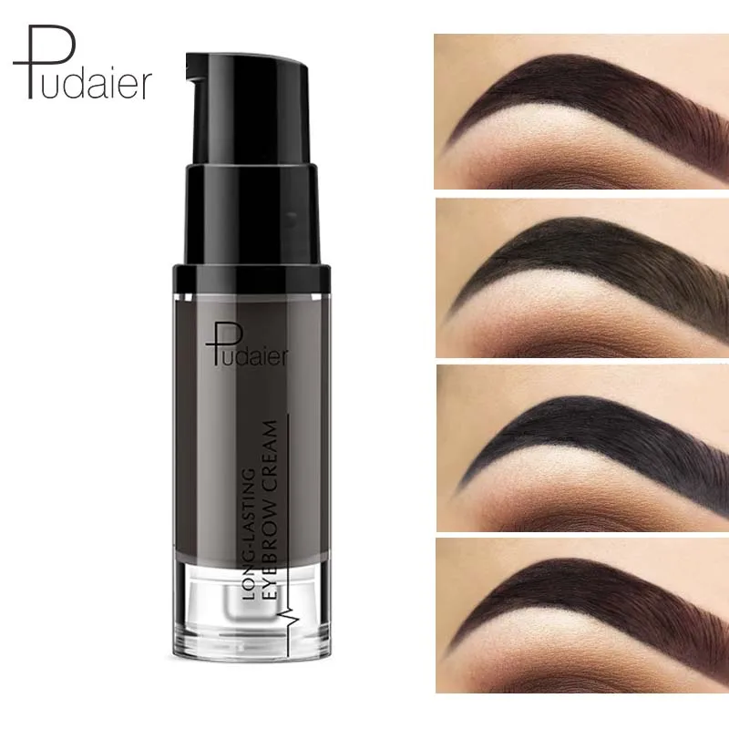 

Pudaier Long-lasting Eyebrow Cream Natural Liuqid Eyebrow Gel Tattoo Makeup Eye Brow Tint Brows Pigment Black Eyebrow Enhancer