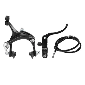 

TOP!-Fixie Road Bike Cruiser Brake Set Bike Brake Kit Bike Caliper Brake Kit Side Pull Brake Set For Most Fixie Bike