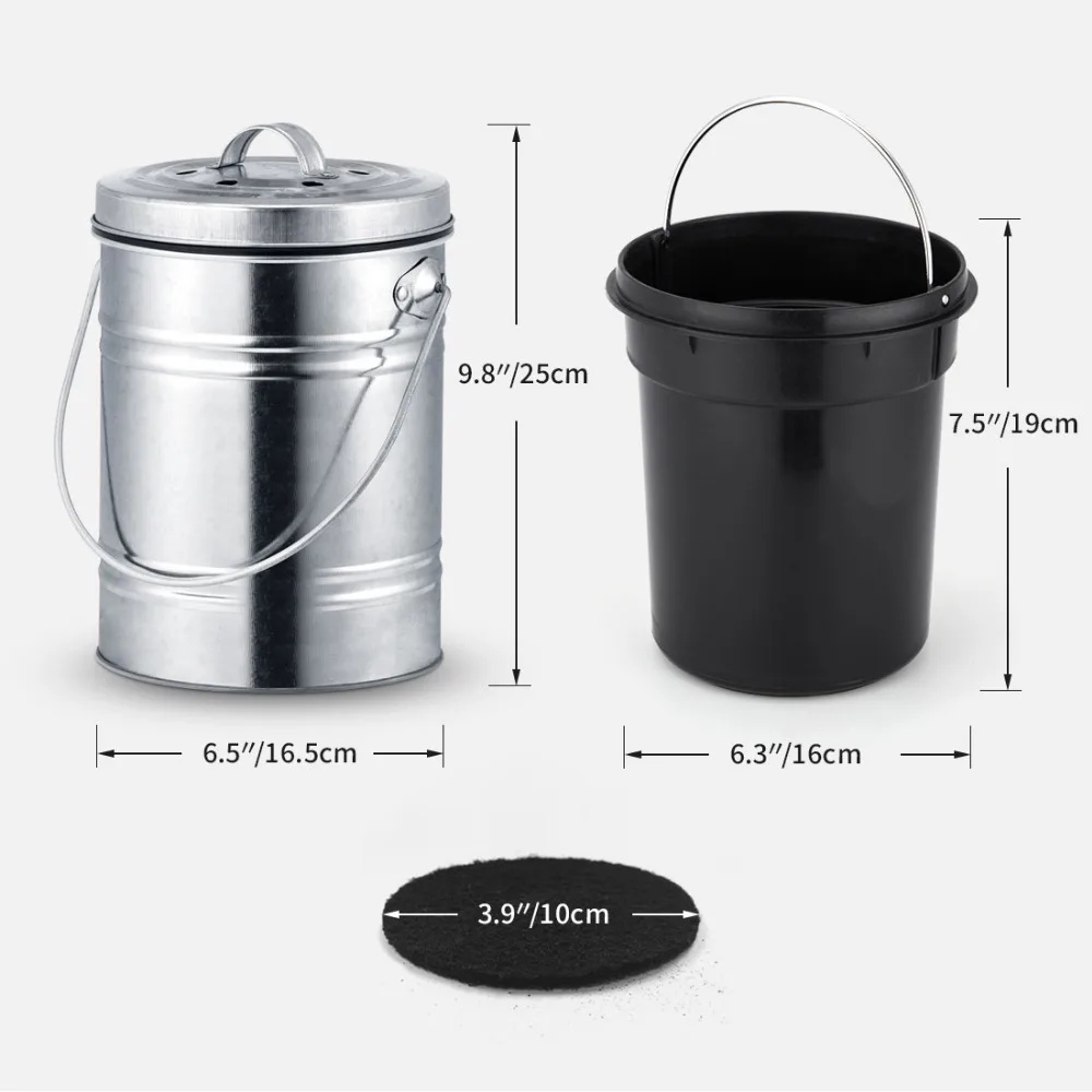 bin cozinha balde de armazenamento de lixo