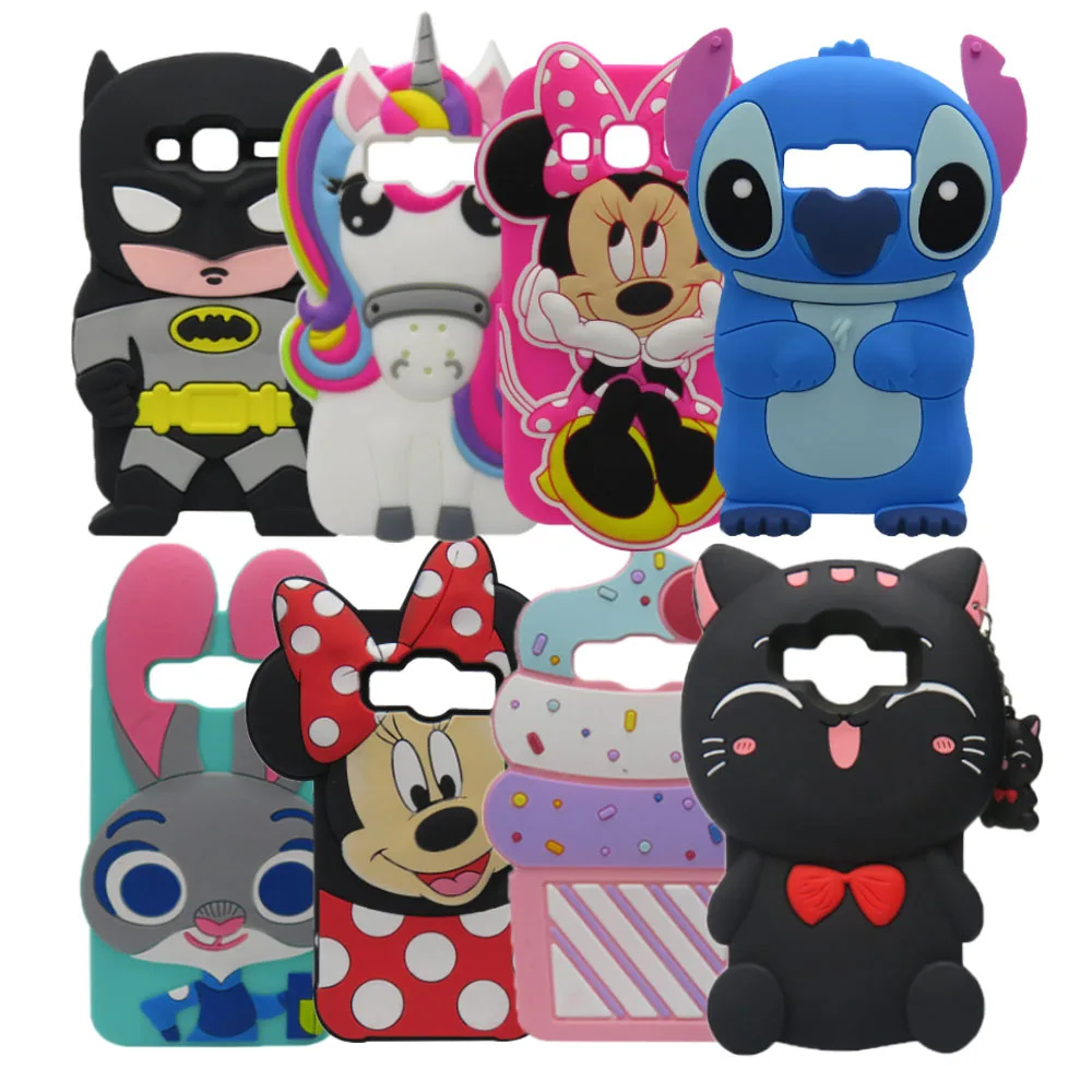 

For Samsung Galaxy Core Prime Case 3D Cartoon characters Silicone Cover Case For Galaxy Core Prime Prevail LTE G360 G3608 G3606