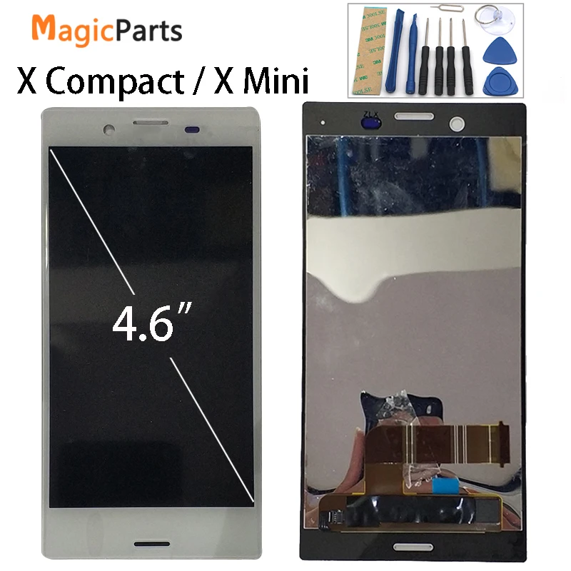 Для Sony Xperia X Compact F5321 дисплей Mini ЖК-дисплей с сенсорным экраном в сборе рамка
