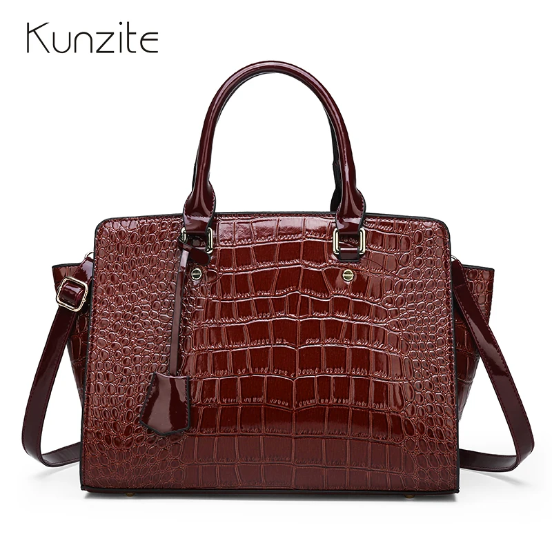 

Female Bags Handbags Women Famous Designer Brands Luxury Women Handbags Leather Tote Crocodile Pattern Shoulder Bags sac a main