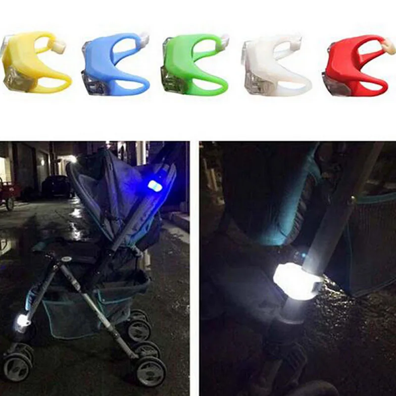 Наружная Ночная силиконовая предостережительная лампа для детской коляски, светильник, ночной выход, безопасность, оповещение, светильник светодиодный, вспышка, предостережение, лампа