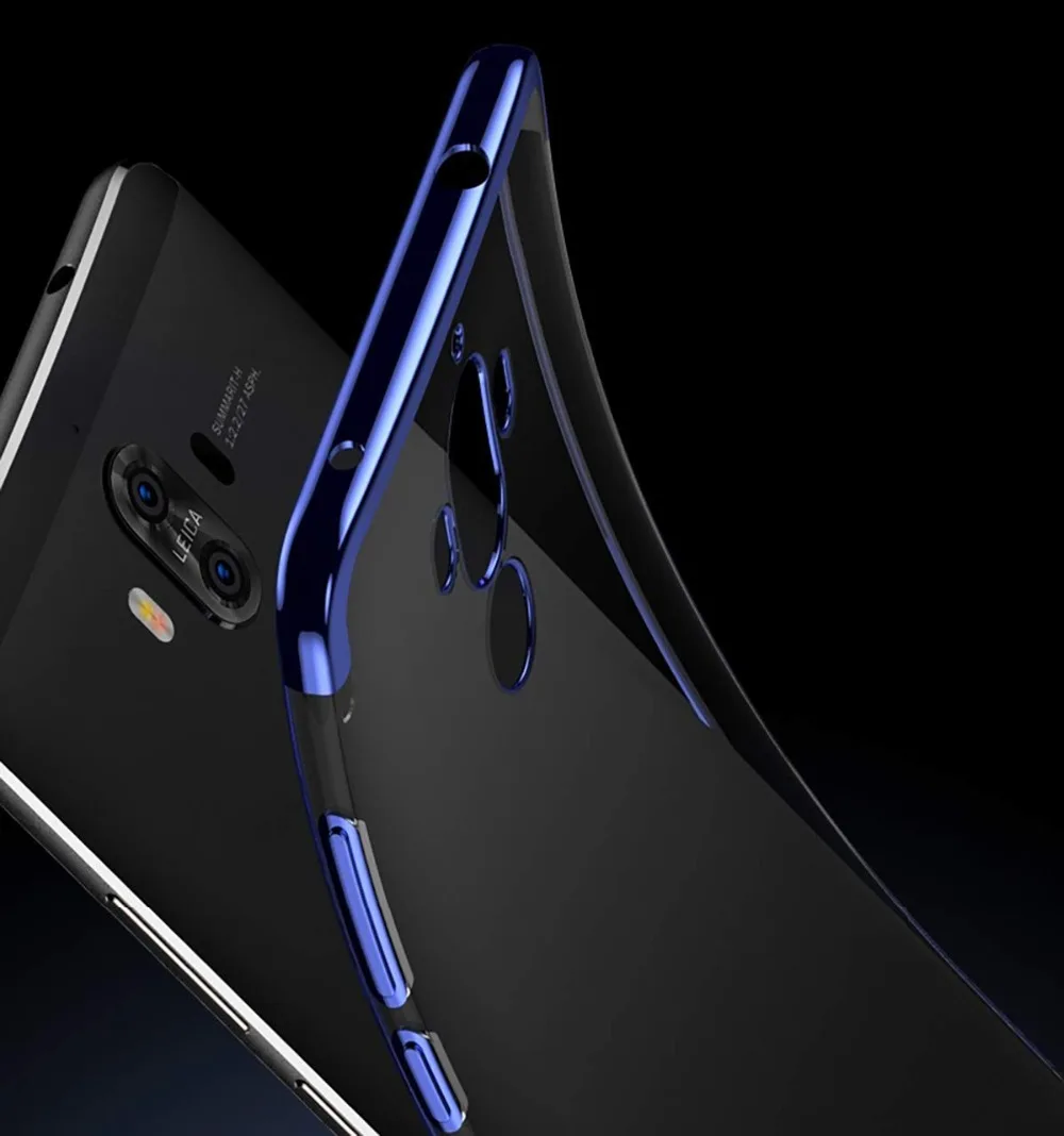 Plating Frame Bumper Clear Soft Silicone Case Cover For Huawei Mate 20 Lite Capa Ultra Thin TPU Coque sFor Huawei Mate 20 Lite (12)