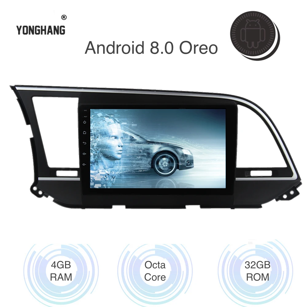 Clearance Android 8.0/7.1Car Multimedia Player for Hyundai Elantra Radio 2016 2017 9" 2.5D IPS Screen RDS Stereo Audio AUX USB WIFI BT Map 0 Clearance Android 8.0/7.1Car Multimedia Player for Hyundai Elantra Radio 2016 2017 9" 2.5D IPS Screen RDS Stereo Audio AUX USB WIFI BT Map 0