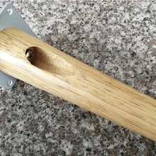 4 шт./партия H: 18,5 см диаметр: 3,4-4,8 см косой диван деревянные ножки твердая деревянная стенка для телевизора настольные ножки