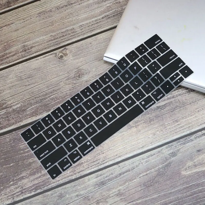 Силиконовая крышка клавиатуры для Apple Macbook Pro 13 15 дюймов 1707/1706 с сенсорной панелью