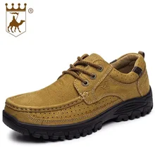 100% Genuine Leather Men Casual Shoes 2018 High Quality Lace Up Men Platform Flats Breathable Driving Shoes AA20523