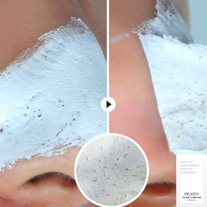 Pilaten 5 шт. маски белые лица угрей удаление маска для mascarilla чистая косметика кожи