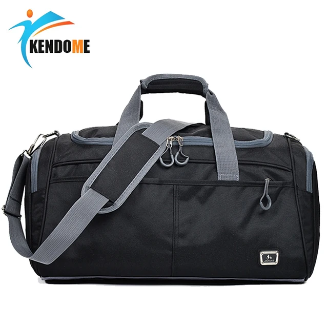 US $14.97 Outdoor Waterproof Large Capacity Sports Gym Bag Men Women Portable Fitness Training Bag Soft Folda