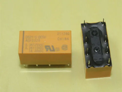 10 шт. 8 булавки DS2Y-S-DC5V AGY2329 DS2Y-S-DC12V AGY2323 DS2Y-S-DC24V AGY2324 1A реле