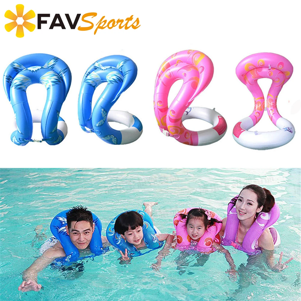 

Baby Swim Float Dual Airbags Swimming Rings Inflatable Swimming Pool Float Toys for Children Adult