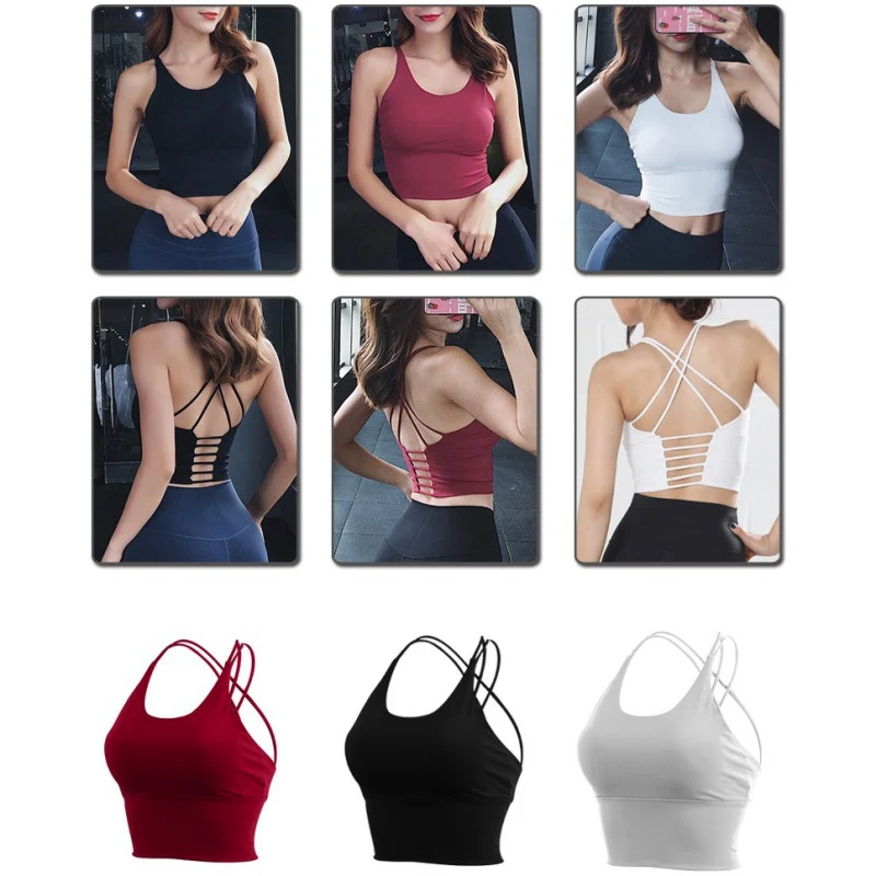 Sexy UK Womens Sports Bra Yoga Top Gym Activewear Training Fitness Energy Seamless Camisa | Спорт и развлечения