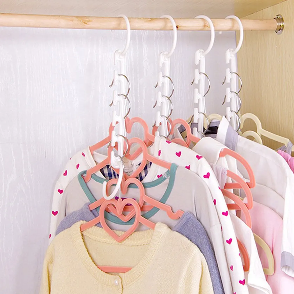 

Multi-Function Eight-In-One Wardrobe With Anti-Slip Folding Hanger Five Holes