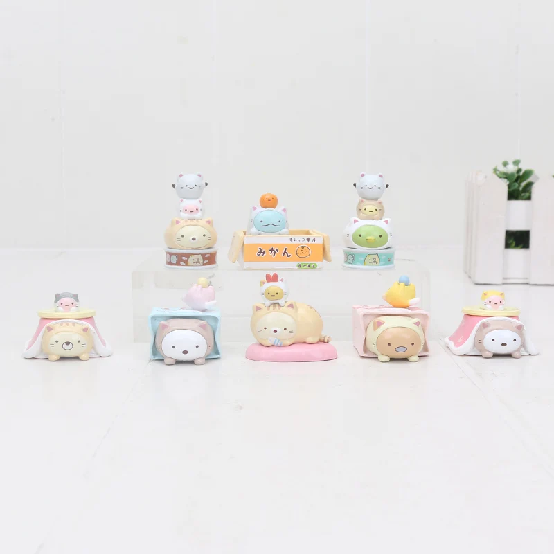 Фигурки Sumikko gurashi Tonkatsu Neko Tokage pmotor 2 5 см|Игровые фигурки и трансформеры| |