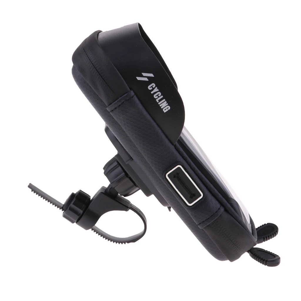 Perfeclan Waterproof Bike Phone Bag Pouch Frame Tube Bags Smartphones Holder Touch Screen Bicycle Phone Mount