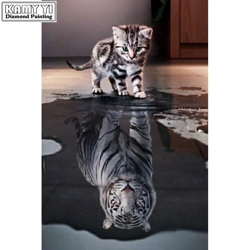 

Full Square/Round Drill 5D DIY Diamond Animals 3D Embroidery Cross Stitch Mosaic Decor HYY
