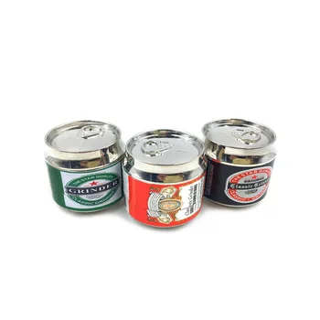 

Smoking Hot cans creative style cigarette lighter weed grinder mill pipe hookah companion, free shipping