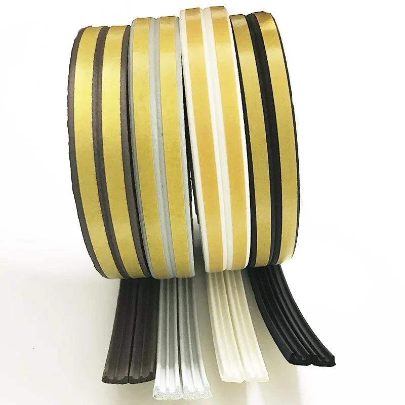 Home Soundproofing Door Foam Window Rubber 5M E Type Self Adhesive Seal Strip Home Soundproofing Door Foam Window Rubber 5M E Type Self Adhesive Seal Strip