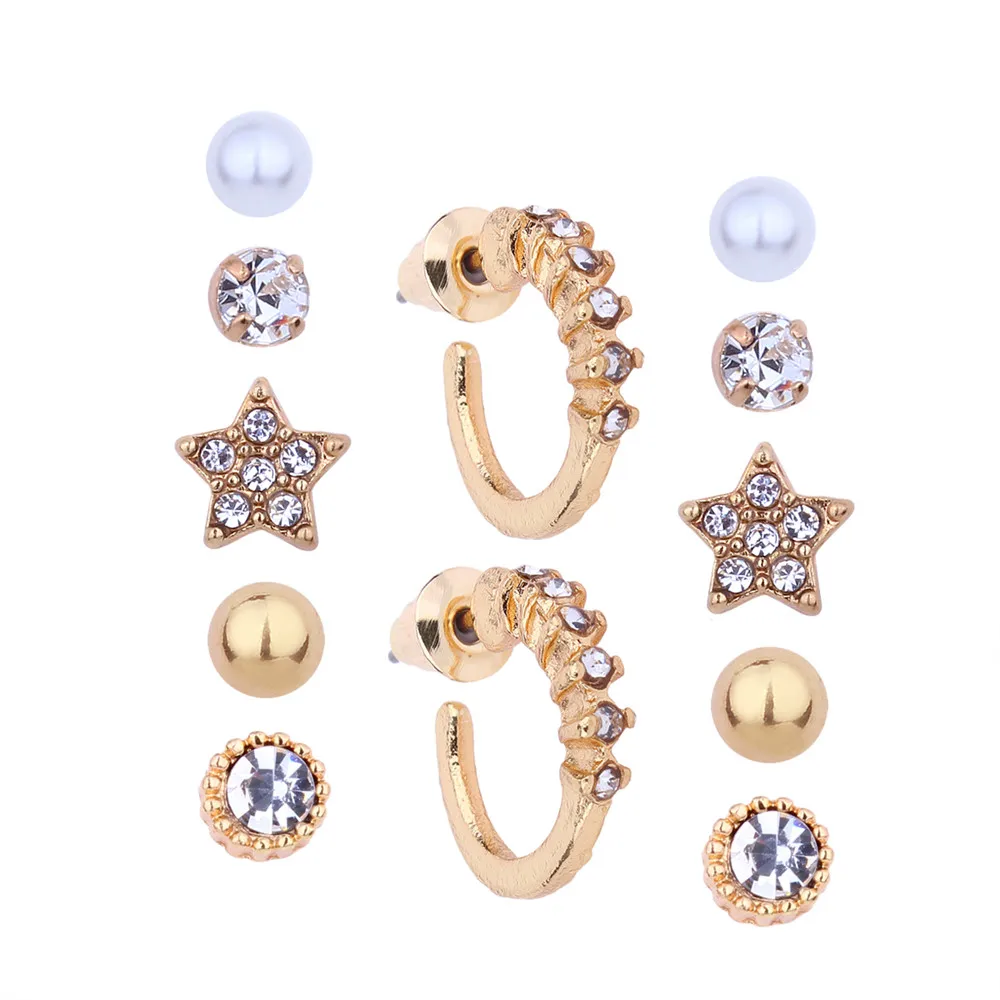 

New Arrival Fashionable Cute Simple Earrings For Women Jewelry more style Stud Earring for women Jewelry Delicate Gift dropship