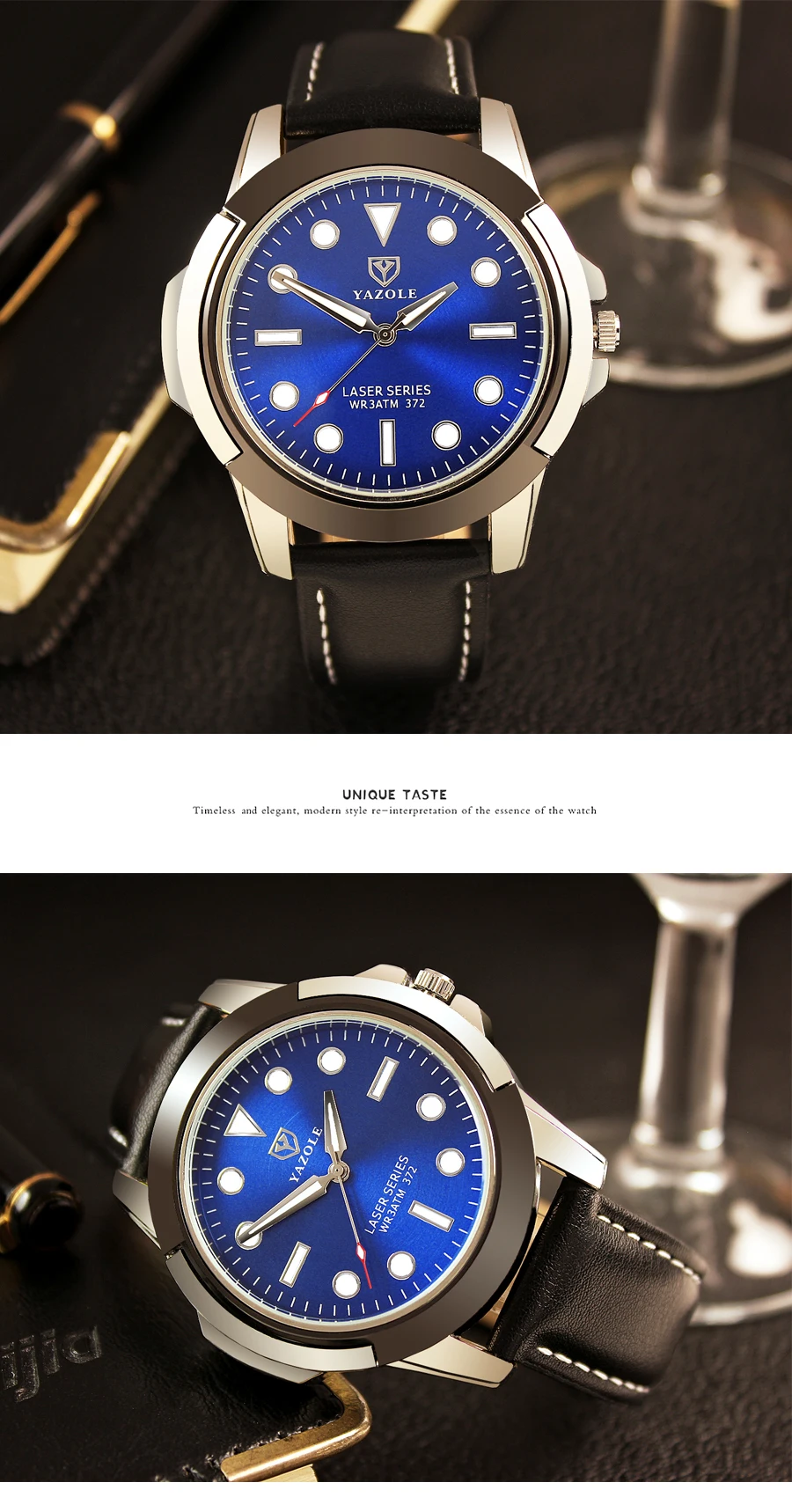 YAZOLE наручные часы для мужчин лучший бренд класса люкс известный мужской часы кварцевые часы наручные кварцевые часы Relogio Masculino YZL372