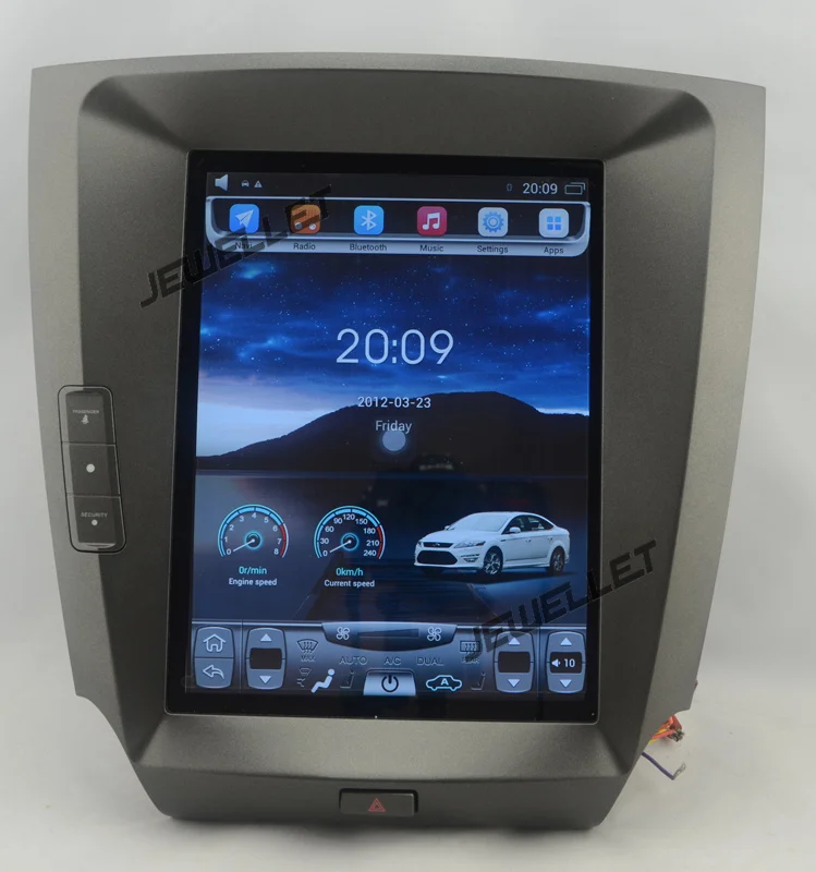 2009-2013 Camry Aurion Daihatsu Altis 10.4 inch Tesla Vertical touch Screen Android Car GPS Navigation Bluetooth Wifi