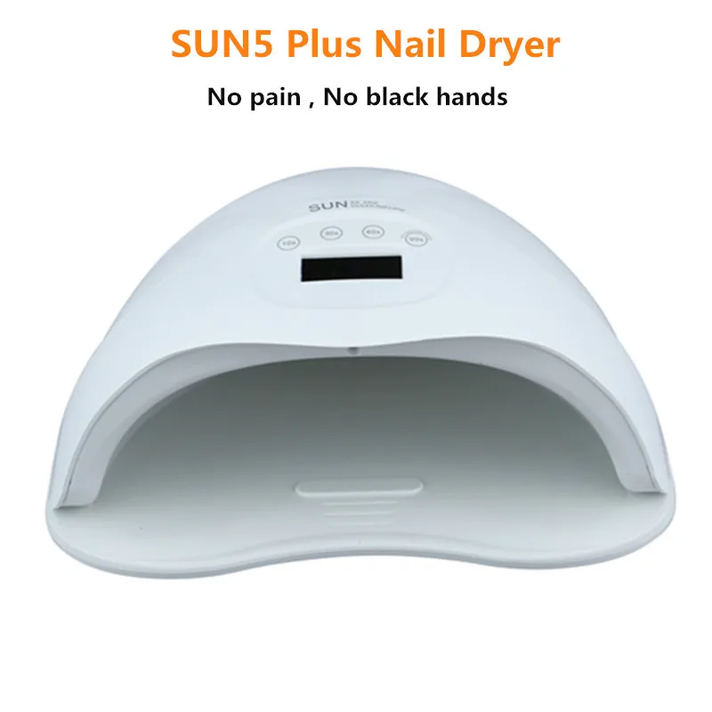 УФ светодиодный лампа для сушки ногтей SUN5 Plus 48 Вт с датчиком|nail lamp|cure nailnail lamp 48w |
