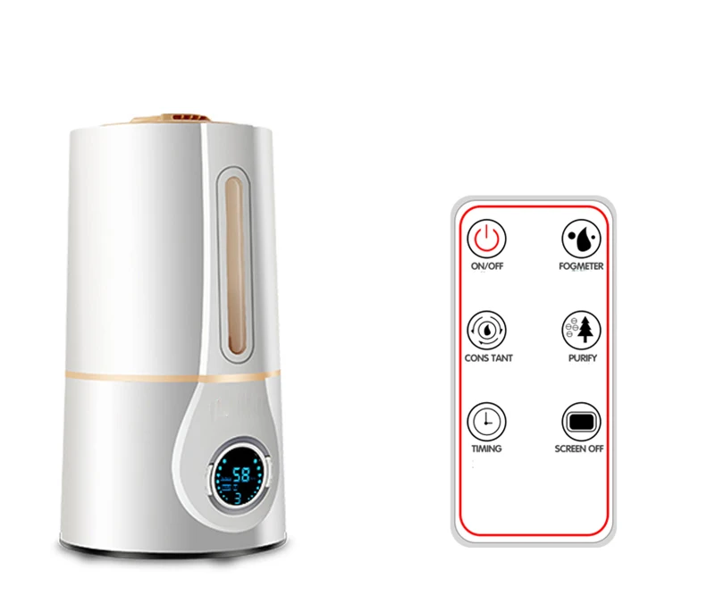 New Digital Humidifier with LED Display Remote Control Ultrasonic Cool with Digital Humidity