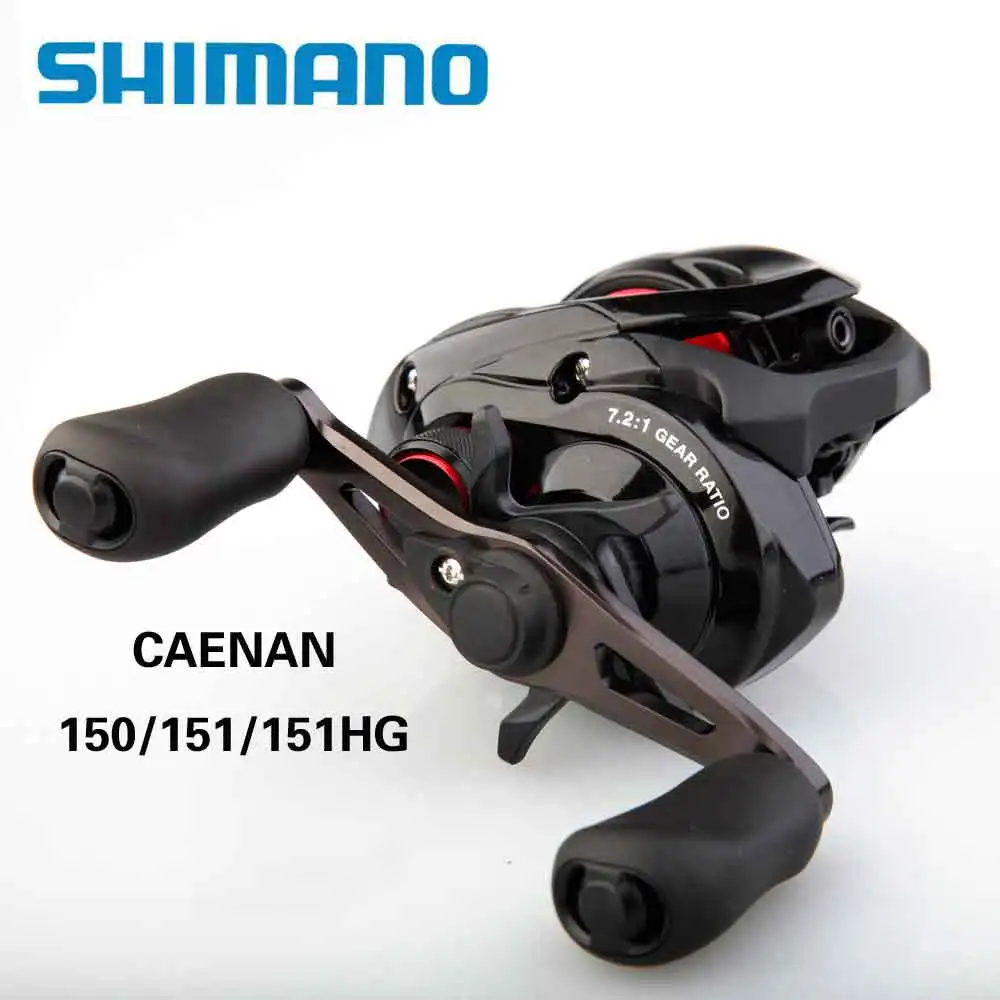 

SHIMANO CAENAN Baitcasting fishing reel 205g 6.3:1 4+1BB 5kg Power S3D technology with strength body Smooth light fishing reels