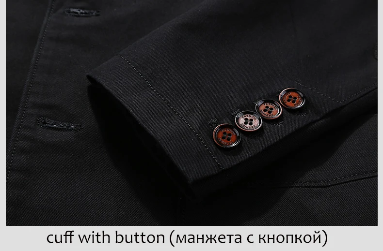 Yihuahoo куртка мужская повседневная Весенняя хлопковая винтажная куртка пальто мужской блейзер Мужской приталенный Блейзер Мужской Размер M~ 4XL BBZD-5618