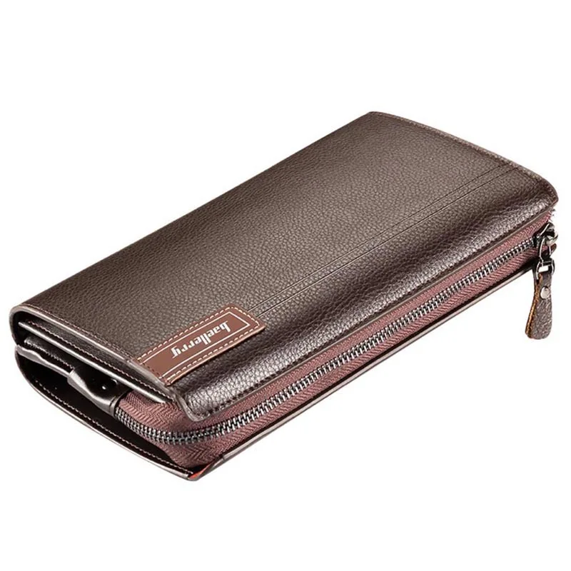 

Hot Men Purse Wallets Storage Bag Handbag Zipper Large Capacity For Coin Money Cards Business BVN66