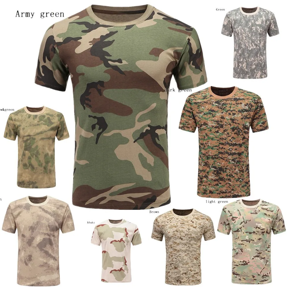 

Zogaa Camouflage Military Tactical T-Shirt Multicam Camo Army Long Sleeve Hiking Climbing Shooting Outdoor Hunting Combat Shirts