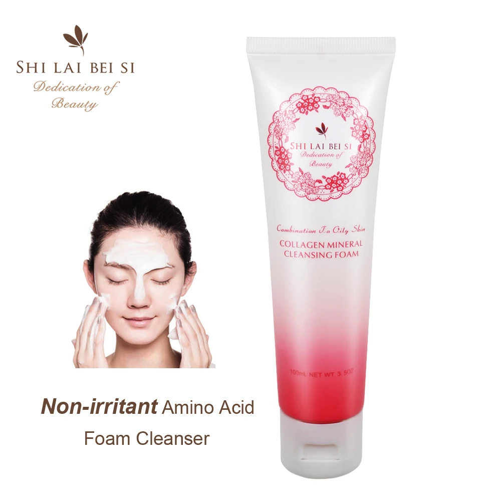 Natural mild Mineral Amino acid deep Cleansing Foam wash, face pore