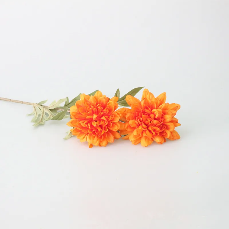 Flone Artificial Dahlias Flower Simulation Silk Chrysanthemum Flowers Bouquet Artificial Plants Wedding Home Table Party Decor (7)
