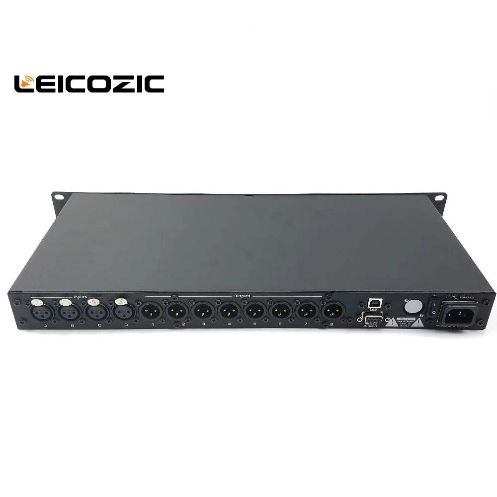 Leicozic 4in/8out 4.8SP Профессиональный цифровой процессор динамик управление pro аудио процессор protea pro сценическое аудио оборудование